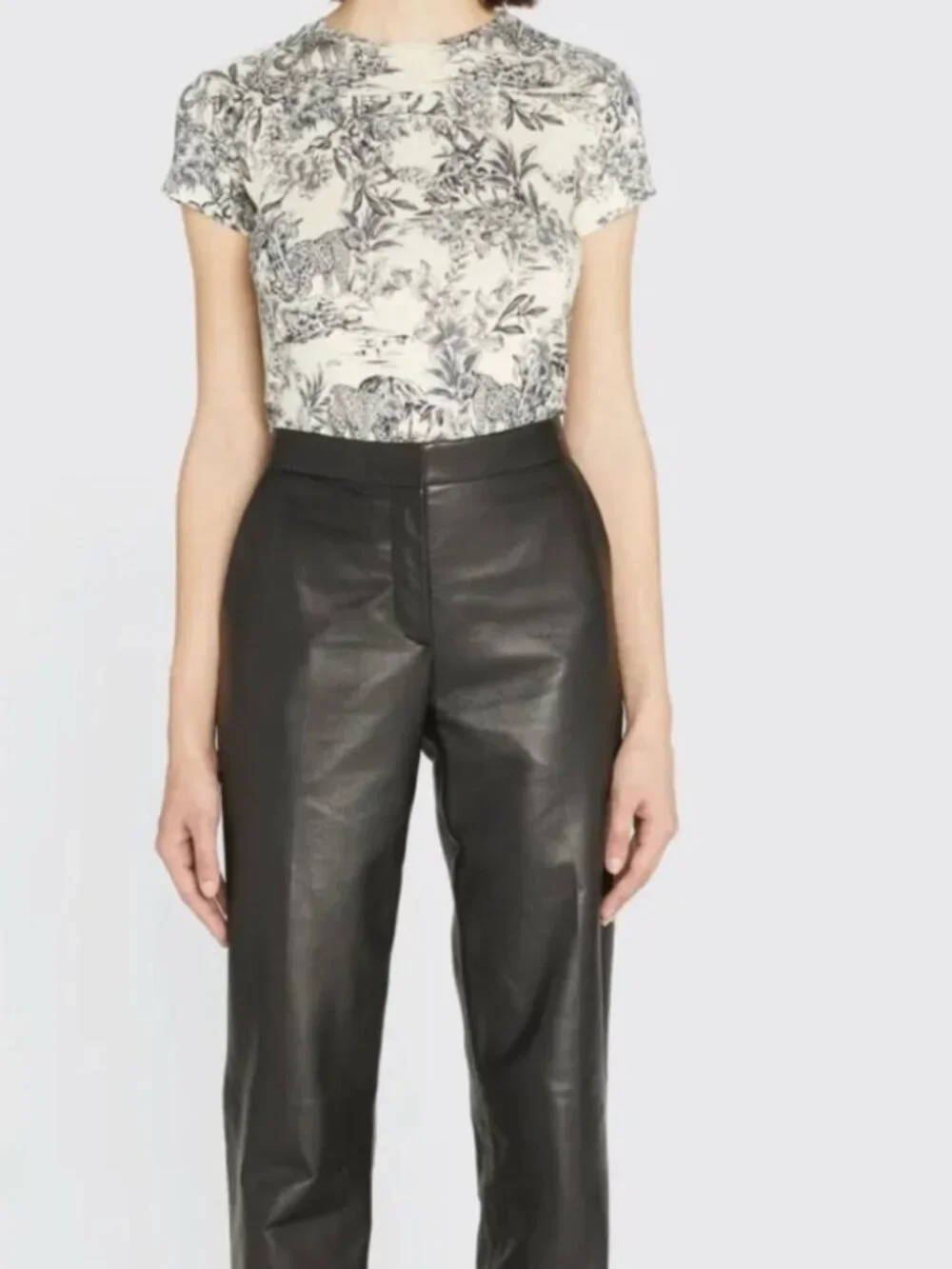 L'AGENCE Ressi Safari Toile Print Tee - NWT - XL - Picture 2 of 4